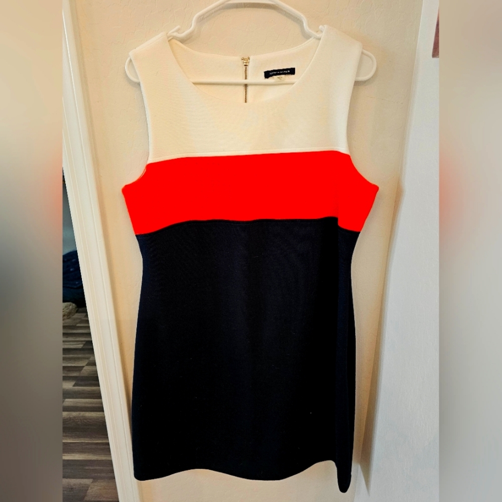 Colorblock Sleeveless Dress
